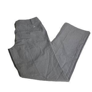 adidas adipure gray Pinstripe Button Up Chino Golf pants size M